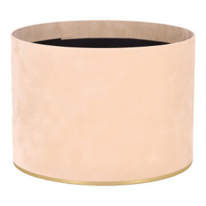 flowerbox wys:18cm szer:25cm welur kremowy