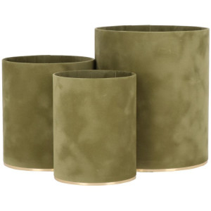 3szt flowerboxy welur matcha latte