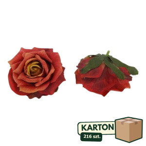 216szt główki róży 3d szer:9cm wys:8cm