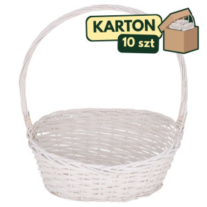 10szt kosz wiklinowy prezentowy wys:57cm szer:45cm