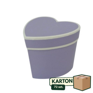 72szt flowerbox serce wys:11cm szer:12cm