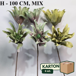 6szt magnolie piankowe wys:100cm