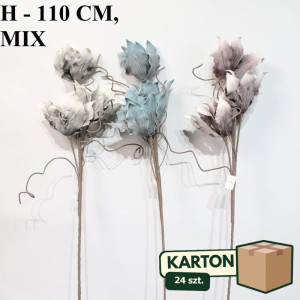 24szt magnolie piankowe wys:110cm