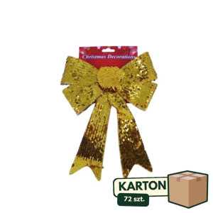 72szt kokarda cekinowa wys:28cm szer:23cm