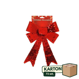 72szt kokarda cekinowa wys:28cm szer:23cm