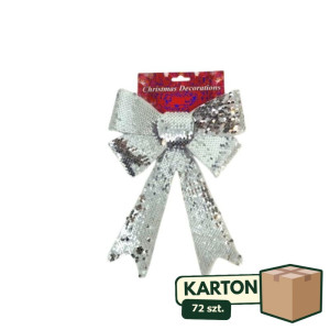 72szt kokarda cekinowa wys:28cm szer:23cm