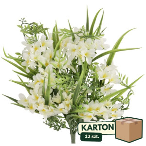 12szt bukiet jaśminu z dodatkami wys:50cm