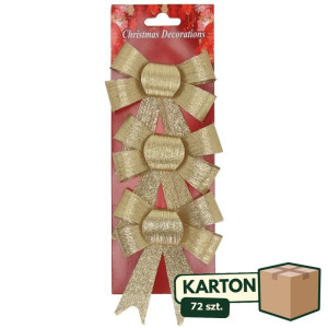 72op*3szt kokardy plastikowe wys:13cm szer:11cm