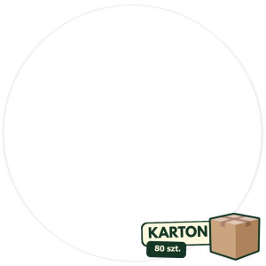 80szt ring metalowy szer:40cm biały