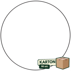 80szt ring metalowy szer:50cm czarny