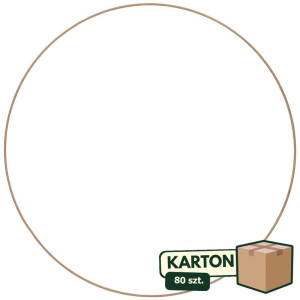80szt ring metalowy szer:50cm złoty