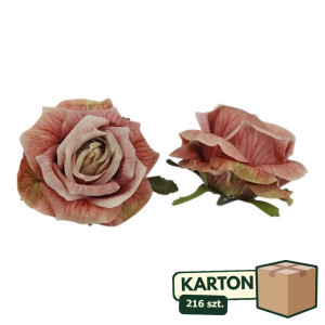 216szt główki róży 3d szer:9cm wys:8cm