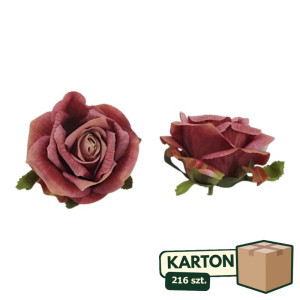 216szt główki róży 3d szer:9cm wys:8cm