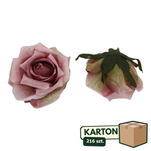216szt główki róży 3d szer:9cm wys:8cm