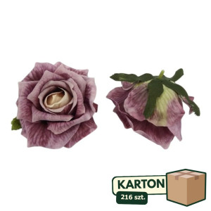 216szt główki róży 3d szer:9cm wys:8cm