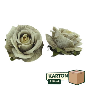 216szt główki róży 3d szer:9cm wys:8cm