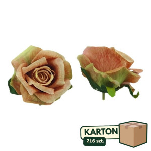 216szt główki róży 3d szer:9cm wys:8cm