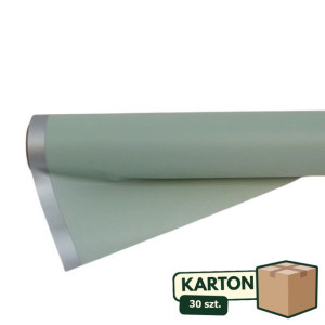 30szt folia ozdobna ze srebrnym paskiem 50cm*8m