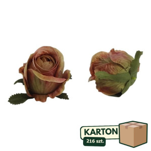 216szt główki róży 3d w pąku wys:8cm szer:7cm