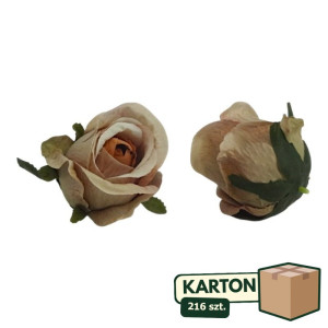 216szt główki róży 3d w pąku wys:8cm szer:7cm