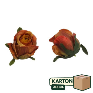 216szt główki róży 3d w pąku wys:8cm szer:7cm