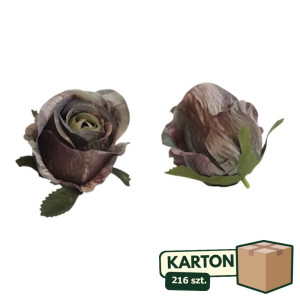 216szt główki róży 3d w pąku wys:8cm szer:7cm