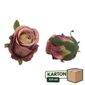 216szt główki róży 3d w pąku wys:8cm szer:7cm