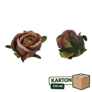 216szt główki róży 3d w pąku wys:8cm szer:7cm
