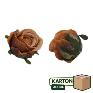 216szt główki róży 3d w pąku wys:8cm szer:7cm