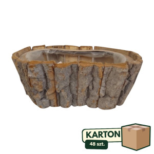 48szt osłonka z kory wys:10cm szer:26*16cm
