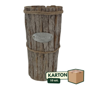 10szt osłonka z kory - wazon wys:40cm szer:18cm