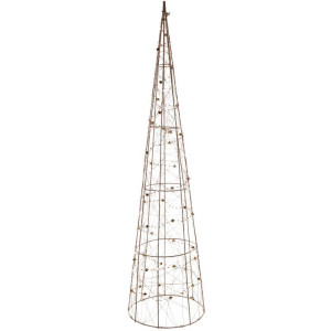 stożek LED metalowy wys:80cm szer:20cm