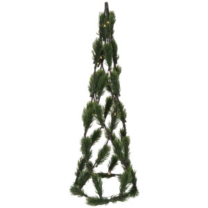 stożek-choinka 20LED wys:42cm szer:15cm
