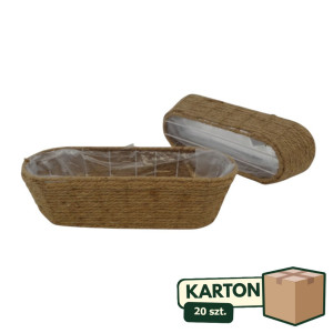 20szt osłonka pleciona z folią wys:10cm szer:35*11cm