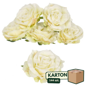 144szt główki róży 3D szer:13cm wys:8,5cm