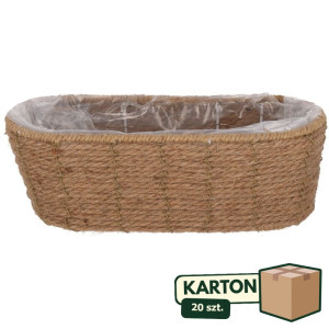 20szt osłonka pleciona z folią wys:12cm szer:38*14cm