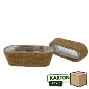 20szt osłonka pleciona z folią wys:10cm szer:29*11cm