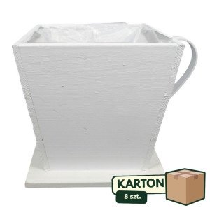 8szt osłonka ze sklejki "kubek" wys:20cm szer:20cm