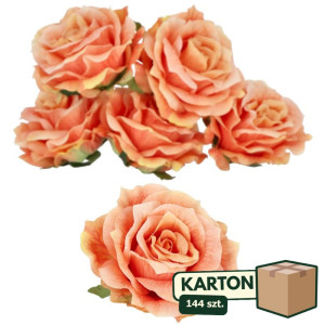 144szt główki róży 3D szer:13cm wys:8,5cm