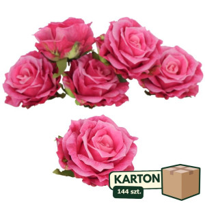 144szt główki róży 3D szer:13cm wys:8,5cm