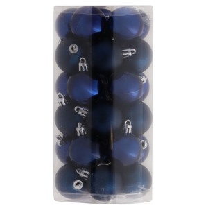 30szt bombki plastikowe szer:4cm