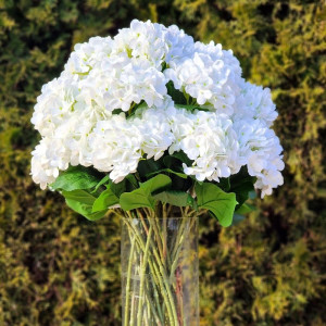 48szt hortensja na łodydze wys:68cm szer:15cm
