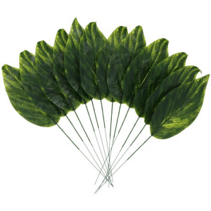 liście dekoracyjne pojedyncze wys:50cm szer:12cm