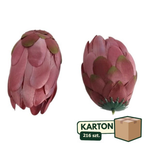 216szt główki protea ( karczoch ) wys:13cm szer:6cm
