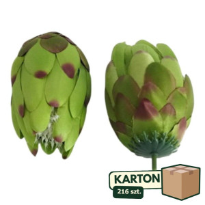 216szt główki protea ( karczoch ) wys:13cm szer:6cm