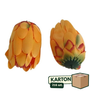 216szt główki protea ( karczoch ) wys:13cm szer:6cm