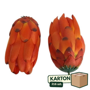 216szt główki protea ( karczoch ) wys:13cm szer:6cm