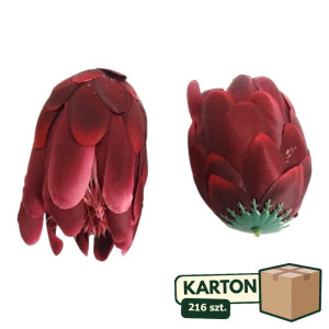 216szt główki protea ( karczoch ) wys:13cm szer:6cm