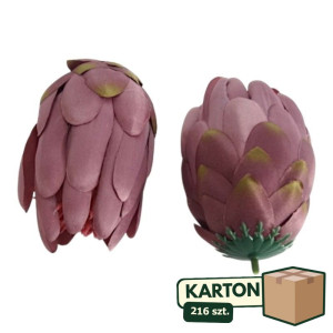 216szt główki protea ( karczoch ) wys:13cm szer:6cm