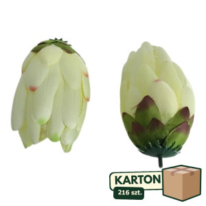 216szt główki protea ( karczoch ) wys:13cm szer:6cm